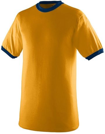 Augusta Adult Unisex 4.8 oz., 50% polyester, 50% cotton Ringer T-Shirt